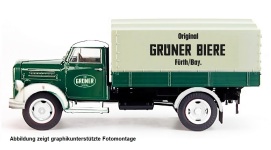 NPE Modellbau NA88024 - H0 Borgward B 2500 Grüner Bier